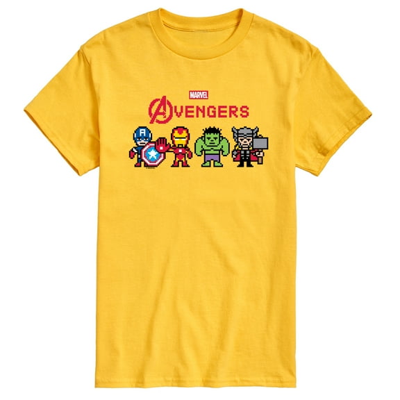 Marvel - Avengers 8 Bit - Men's Short Sleeve Graphic T-Shirt