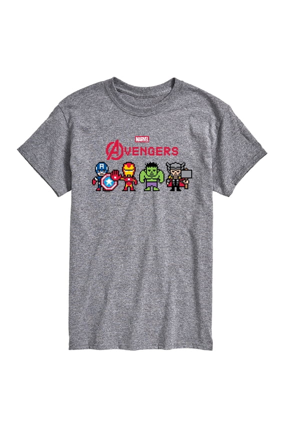- Avengers 8 Bit - Men's Short Sleeve Graphic T-Shirt
