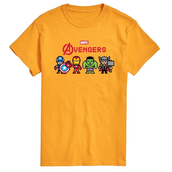 Marvel - Avengers 8 Bit - Men's Short Sleeve Graphic T-Shirt