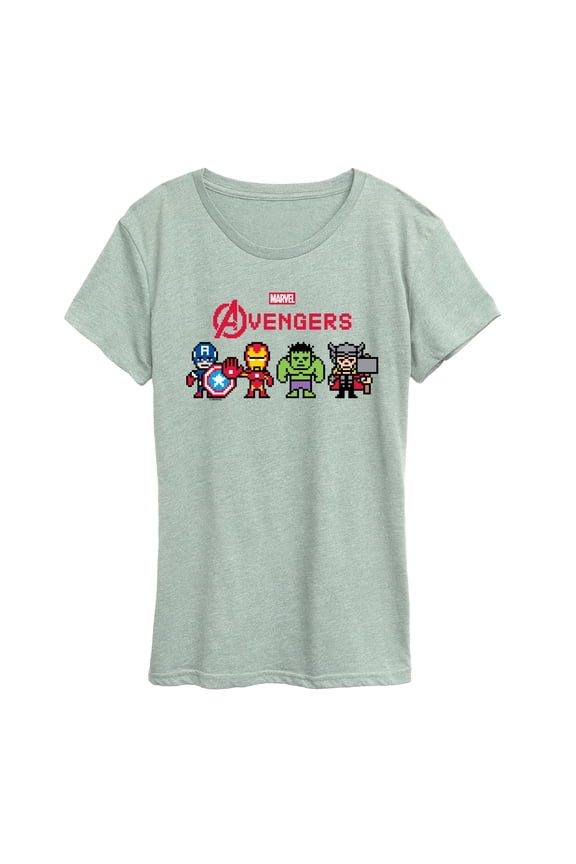 - Avengers 8 Bit - Women's Short Sleeve Graphic T-Shirt