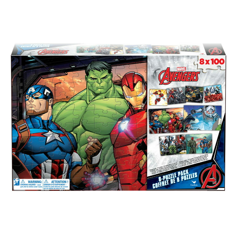 Marvel Avengers 8-Pack of Jigsaw Puzzles 