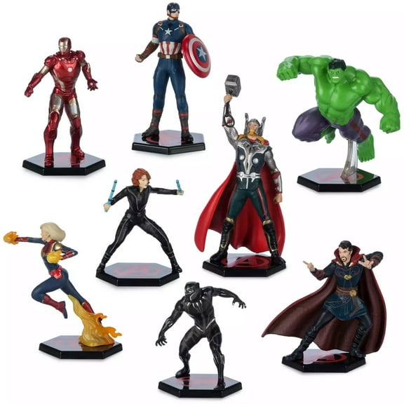 Marvel Avengers 8-Piece PVC Figure Playset