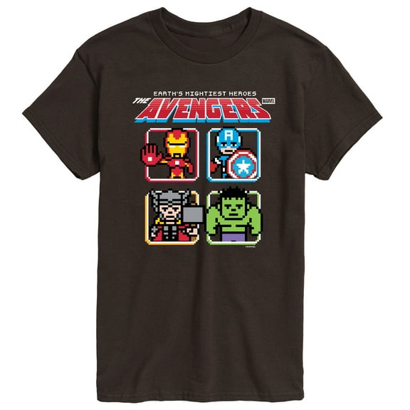 Marvel - Avengers 8Bit - Men's Short Sleeve Graphic T-Shirt