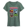 thumbnail image 1 of Marvel - Avengers 8Bit - Women's Short Sleeve Graphic T-Shirt, 1 of 4