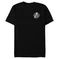 thumbnail image 1 of Marvel Avengers A-Logo Icon White Super Fancy Steampunk - Short Sleeve Blended T-Shirt for Adults - Customized-Black, 1 of 5