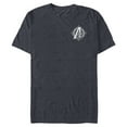thumbnail image 1 of Marvel Avengers A-Logo Icon White Super Fancy Steampunk - Short Sleeve Blended T-Shirt for Adults - Customized-Navy Heather, 1 of 5