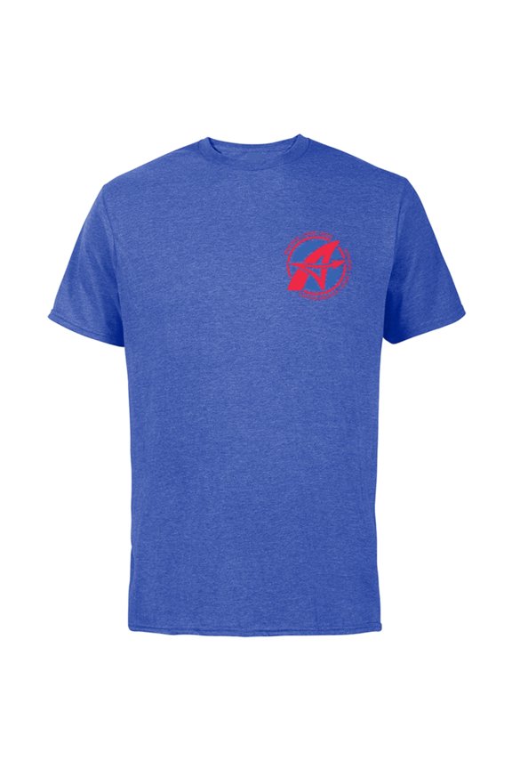Avengers A-Logo Icon and Super Hero Names - Short Sleeve Cotton T-Shirt for Adults - Customized-Royal Heather