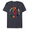 thumbnail image 1 of Marvel Avengers A Logo - Short Sleeve Blended T-Shirt for Adults -Customized-Navy Heather, 1 of 5