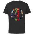 thumbnail image 1 of Marvel Avengers A Logo - Short Sleeve Cotton T-Shirt for Adults -Customized-Black, 1 of 5