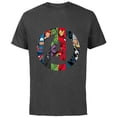 thumbnail image 1 of Marvel Avengers A Logo - Short Sleeve Cotton T-Shirt for Adults -Customized-Charcoal, 1 of 5