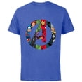 thumbnail image 1 of Marvel Avengers A Logo - Short Sleeve Cotton T-Shirt for Adults -Customized-Royal Heather, 1 of 5