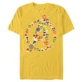 thumbnail image 1 of Marvel Avengers A Logo Symbol Holiday Christmas Icons - Short Sleeve Blended T-Shirt for Adults - Customized-Yellow, 1 of 5