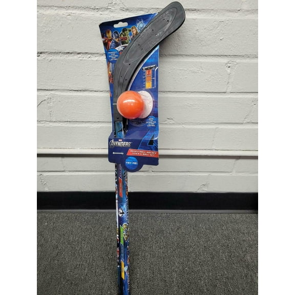 Marvel Avengers Adjustable Hockey Stick and Ball Set - Ages 5 +