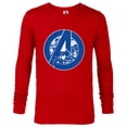 thumbnail image 1 of Marvel Avengers Assemble A-Logo Team Blue - Long Sleeve T-Shirt for Men - Customized-New Red, 1 of 5
