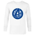 thumbnail image 1 of Marvel Avengers Assemble A-Logo Team Blue - Long Sleeve T-Shirt for Men - Customized-White, 1 of 5