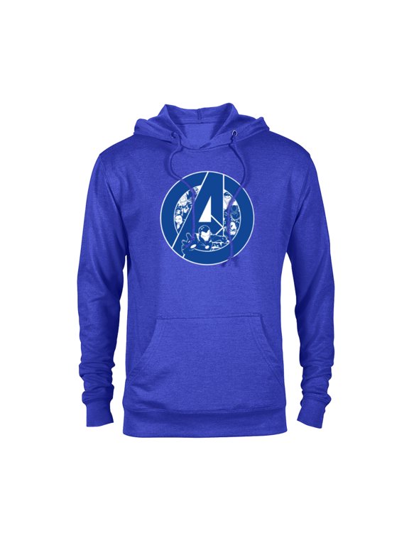 Avengers Assemble A-Logo Team Blue - Pullover Hoodie for Adults - Customized-Royal