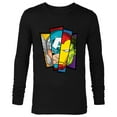 thumbnail image 1 of Marvel Avengers Assemble Faces of Super Heroism - Long Sleeve T-Shirt for Men - Customized-Black, 1 of 5