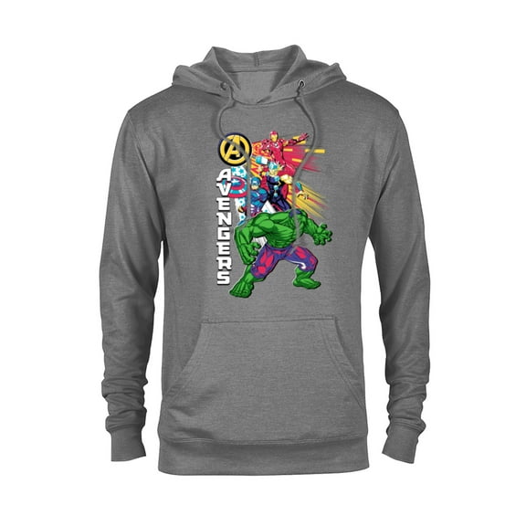 Marvel Avengers Assemble Fearless Foursome - Pullover Hoodie for Adults - Customized-Athletic Heather