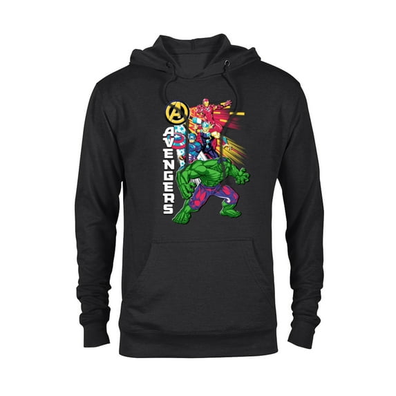 Marvel Avengers Assemble Fearless Foursome - Pullover Hoodie for Adults - Customized-Black