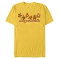 thumbnail image 1 of Marvel Avengers Assemble Gingerbread Cookies Holiday - Short Sleeve Blended T-Shirt for Adults - Customized-Yellow, 1 of 5