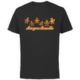 thumbnail image 1 of Marvel Avengers Assemble Gingerbread Cookies Holiday - Short Sleeve Cotton T-Shirt for Adults - Customized-Black, 1 of 5