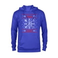 thumbnail image 1 of Marvel Avengers Assemble Holiday Sweater - Pullover Hoodie for Adults - Customized-Navy, 1 of 5