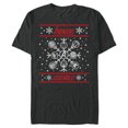 thumbnail image 1 of Marvel Avengers Assemble Holiday Sweater - Short Sleeve Blended T-Shirt for Adults - Customized-Dark Heather, 1 of 5