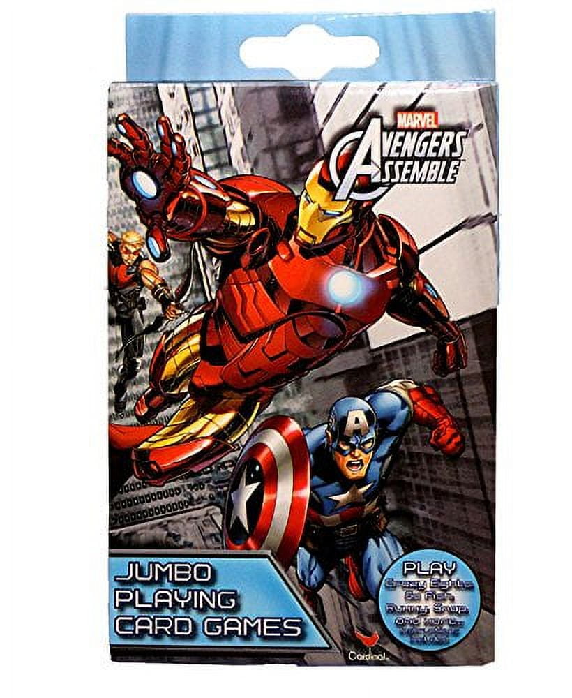 Marvel Avengers Assemble Jumbo Playing Card Games - Walmart.com