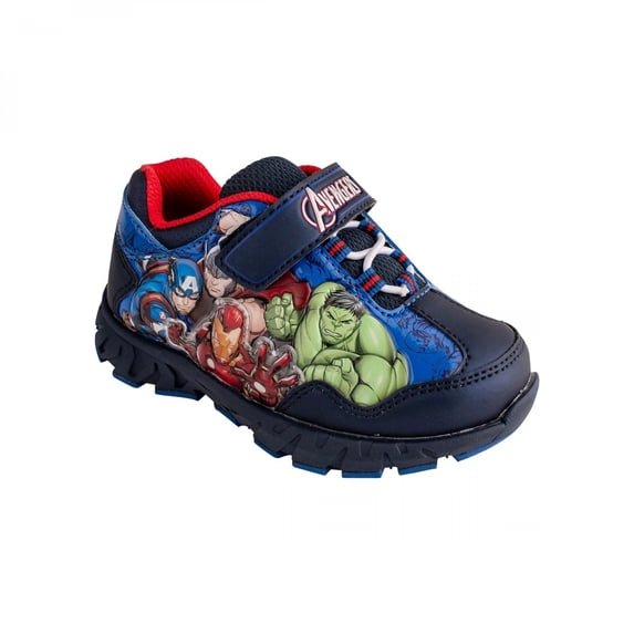 Marvel Avengers Assemble Ready to Fight Light Up Kids Shoes-Size 8