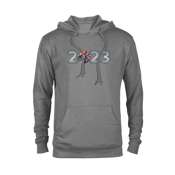 Marvel Avengers Assemble Team 2023 New Year - Pullover Hoodie for Adults - Customized-Athletic Heather