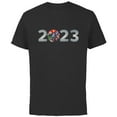 thumbnail image 1 of Marvel Avengers Assemble Team 2023 New Year - Short Sleeve Cotton T-Shirt for Adults - Customized-Black, 1 of 5