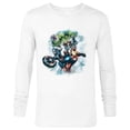 thumbnail image 1 of Marvel Avengers Assemble Team Full Color - Long Sleeve T-Shirt for Men - Customized-White, 1 of 5