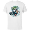 thumbnail image 1 of Marvel Avengers Assemble Team Full Color - Short Sleeve Cotton T-Shirt for Adults - Customized-White, 1 of 5