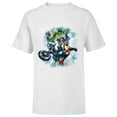 thumbnail image 1 of Marvel Avengers Assemble Team Full Color - Short Sleeve T-Shirt for Kids - Customized-White, 1 of 5