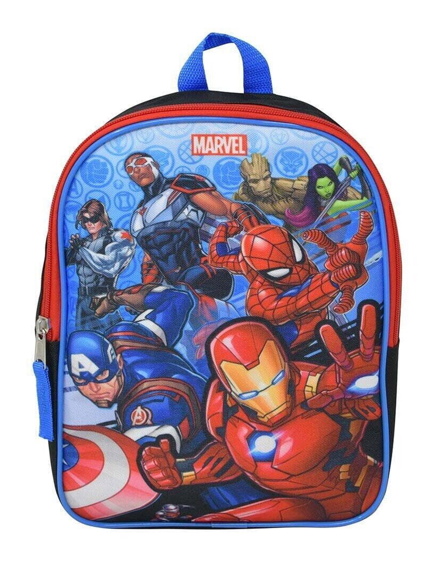 Marvel Avengers Backpack Toddler 11 Iron Man Captain America Spider Man Boys