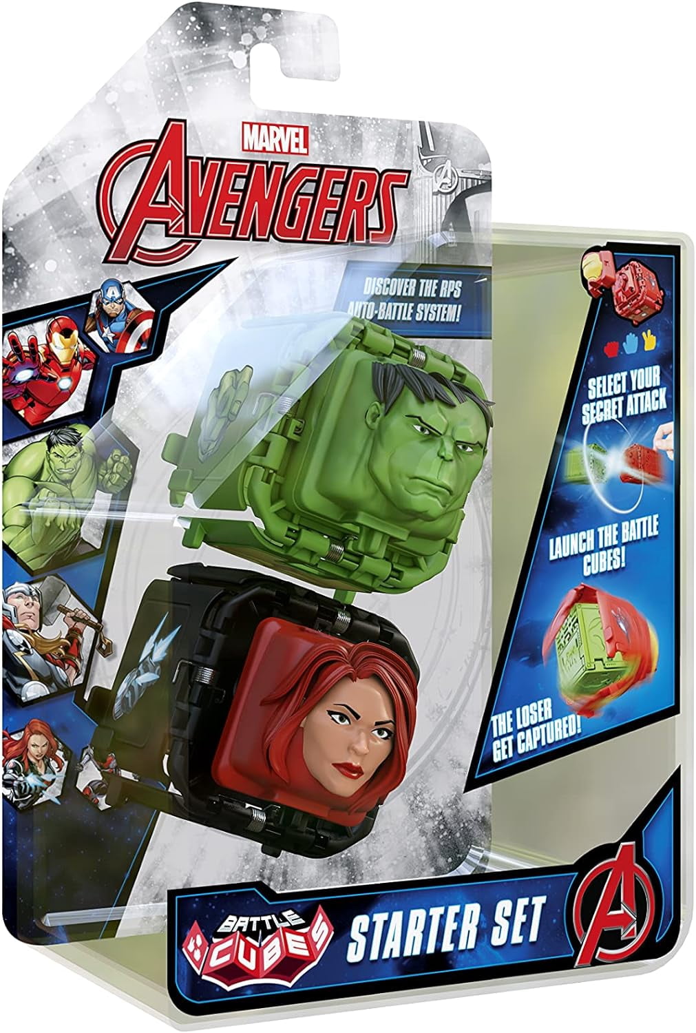Battle Cubes Marvel Hulk Y Viuda Negra | Figuras Y Robots