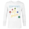 thumbnail image 1 of Marvel Avengers Be Merry and Bright Holiday Standard - Long Sleeve T-Shirt for Men – Customized-White, 1 of 5