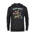 thumbnail image 1 of Marvel Avengers Be Merry and Bright Holiday Standard - Pullover Hoodie for Adults – Customized-Black, 1 of 5