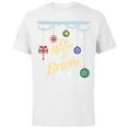 thumbnail image 1 of Marvel Avengers Be Merry and Bright Holiday Standard - Short Sleeve Cotton T-Shirt for Adults - Customized-White, 1 of 5