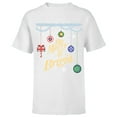 thumbnail image 1 of Marvel Avengers Be Merry and Bright Holiday Standard - Short Sleeve T-Shirt for Kids – Customized-White, 1 of 5