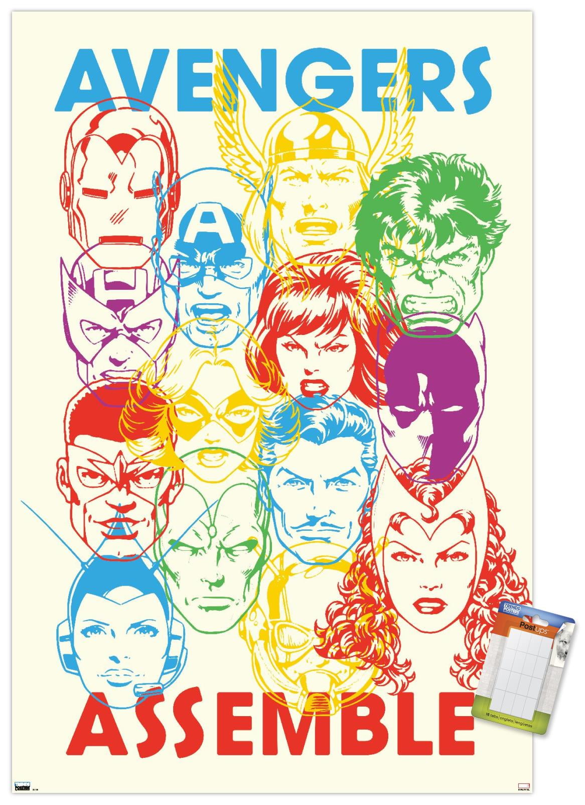 Poster Avengers #87 Sur Toile - Marvel Comics - Les Plus Grands Héros - Impression D'art