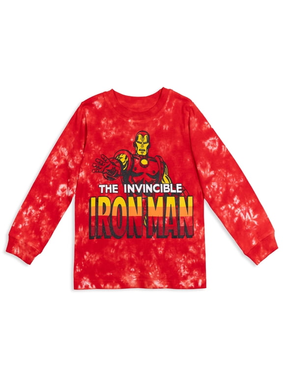 Avengers Big Boys Long Sleeve T-Shirt Little Kid to Big Kid