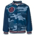thumbnail image 1 of Marvel Avengers Big Boys Varsity Bomber Jacket Camo Blue 14-16, 1 of 5