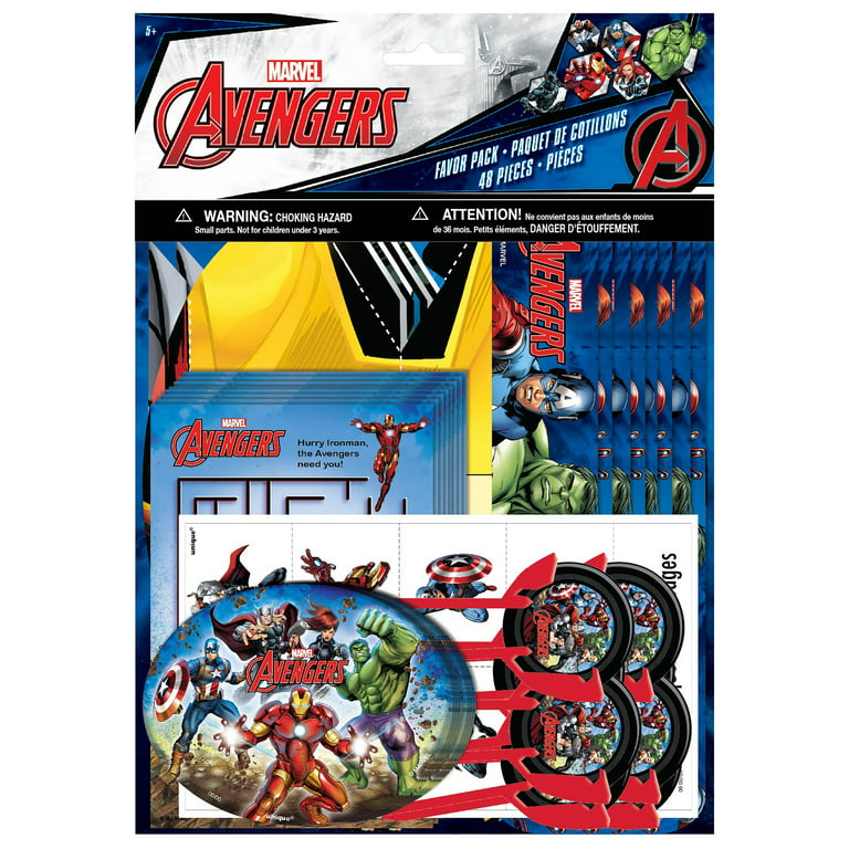 Unique Industries Avengers Assorted colors Birthday Party Favors