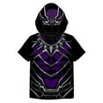 thumbnail image 1 of Marvel Avengers Black Panther Hooded T-Shirt with Mask (Toddler Boys & Little Boys), 1 of 3