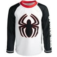 thumbnail image 1 of Marvel Avengers Black Panther Little Boys Rash Guard Swim Shirt 5, 1 of 5