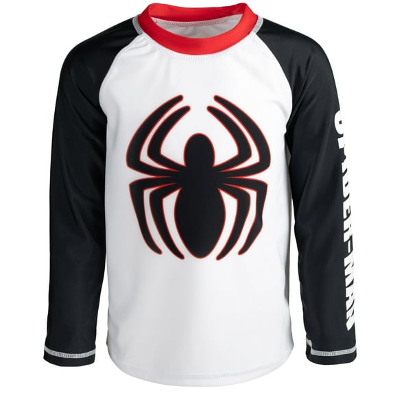 Marvel Avengers Black Panther Little Boys Rash Guard Swim Shirt 7