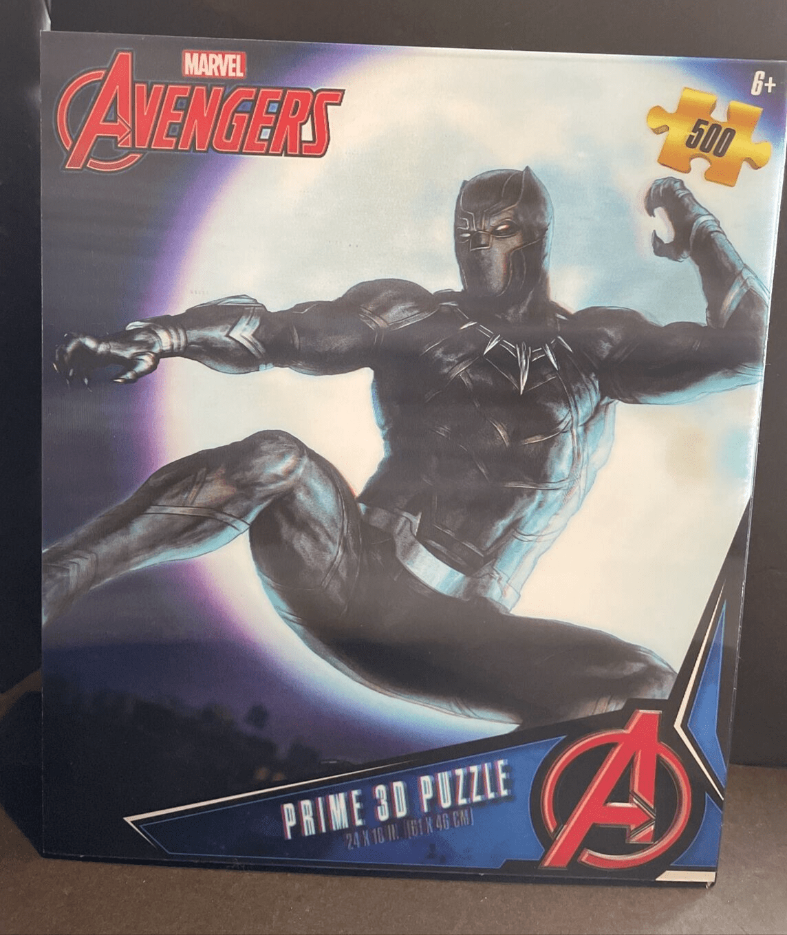 Marvel Avengers Black Panther Prime 3D Puzzle 500 Pc Ages 6+ - Walmart.com