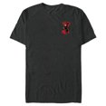 thumbnail image 1 of Marvel Avengers Black Widow Hourglass Hero Circle - Short Sleeve Blended T-Shirt for Adults - Customized-Dark Heather, 1 of 5