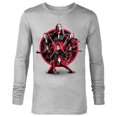 thumbnail image 1 of Marvel Avengers Black Widow Multiplied - Long Sleeve T-Shirt for Men - Customized-Athletic Heather, 1 of 5